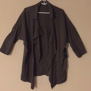 lulu’s olive oversized jacket NWT -XS